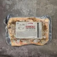 Guanciale with black pepper